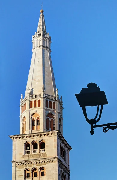 Modena Emilia Romagna Olaszország Ghirlandina Torony Világörökség — Stock Fotó