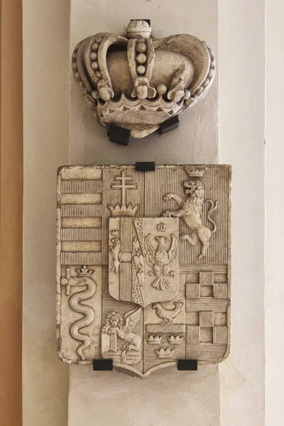Ókori Márvány Címere Modena Emilia Romagna Olaszország Modena Estense Múzeum — Stock Fotó