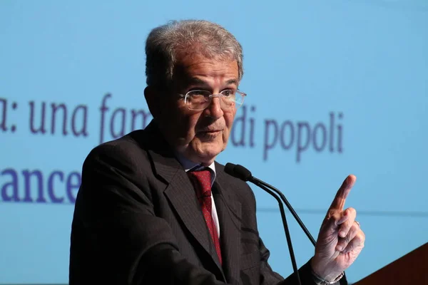 Modena Italia Abril 2019 Romano Prodi Conferencia Pública Sobre Futuro — Foto de Stock