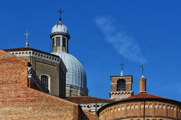 Padova Italien Historiskt Centrum Santa Maria Assunta Cathedral Detalj — Stockfoto