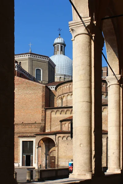 Padova Talya Tarihi Merkez Santa Maria Assunta Katedrali Portiko — Stok fotoğraf