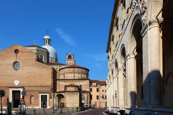 Padova Italien Historiskt Centrum Duomo Square Och Santa Maria Assunta — Stockfoto