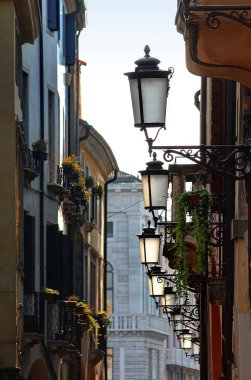 Padova, İtalya, tarihi merkez detayı