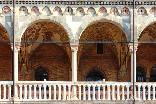 帕多瓦 意大利 历史中心 拉吉奥内宫殿细节 — 图库照片