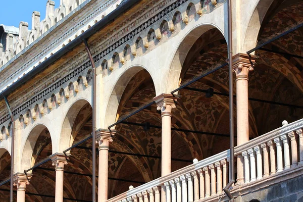 Pádua Itália Centro Histórico Palácio Ragione Detalhe — Fotografia de Stock