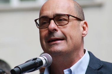 Nicola Zingaretti - Modena - İtalya, 4 Mayıs 2019: Nicola Zingaretti Pd sekreteri, halk siyaset konferansı Demokrat Parti
