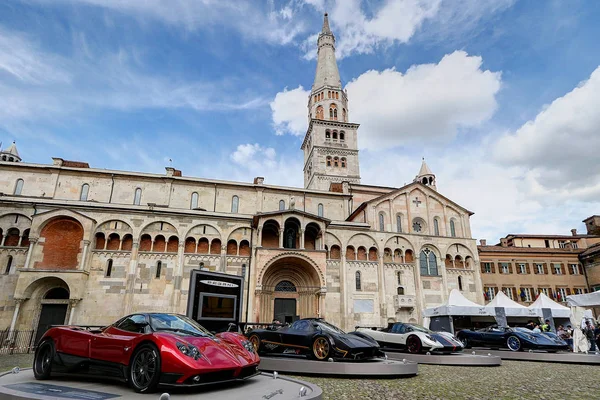 Modena Italya Mayıs 2019 Motor Valley Fest Sergisi Pagani Zonda — Stok fotoğraf