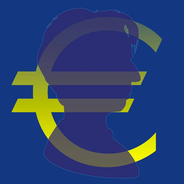 クリスティン ラガルド欧州中央銀行新総裁 Ecb 2019年 — ストックベクタ