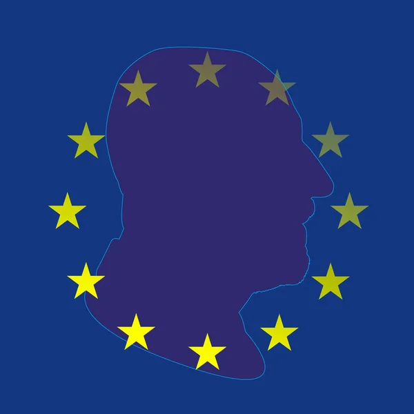 Чарльз Мішель Новий Президент Європейської Ради 2019 — стоковий вектор