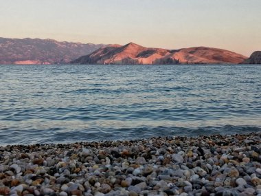 Krk adası, Hırvatistan, dalmaçya turistik yer, Avrupa, panorama