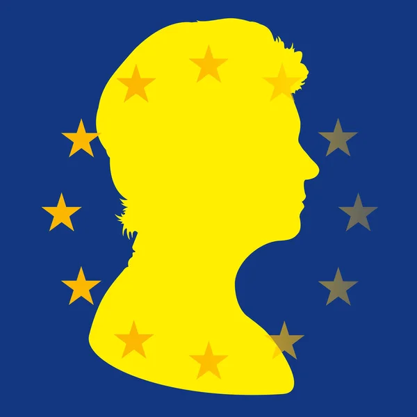 Ούρσουλα Φον Ντερ Λέιουεν Νέος Πρόεδρος Της Ευρωπαϊκής Επιτροπής Γερμανία — Διανυσματικό Αρχείο