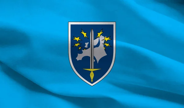 Eurocorps Bandera Fuerza Militar Multinacional Europea Ilustración Gráfica — Foto de Stock