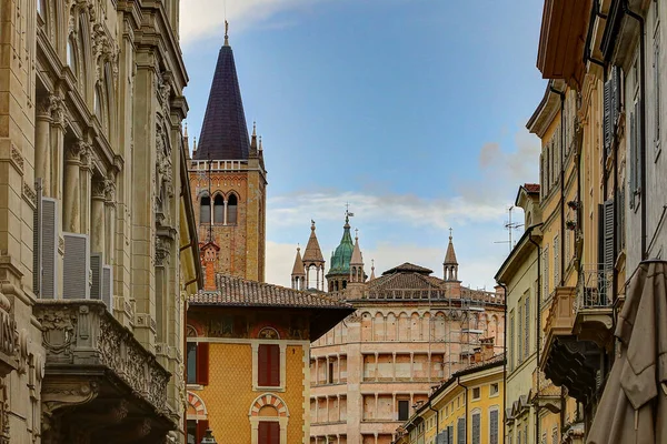 Parma Tarihi Merkezin Manzarası Emilia Romagna Talya Unesco Dünya Mirası — Stok fotoğraf
