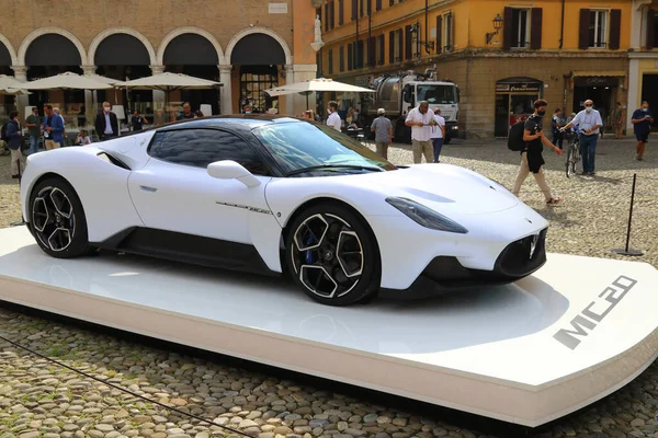 Modena Talya Eylül 2020 Piazza Grande Meydanı Nda Yeni Maserati — Stok fotoğraf