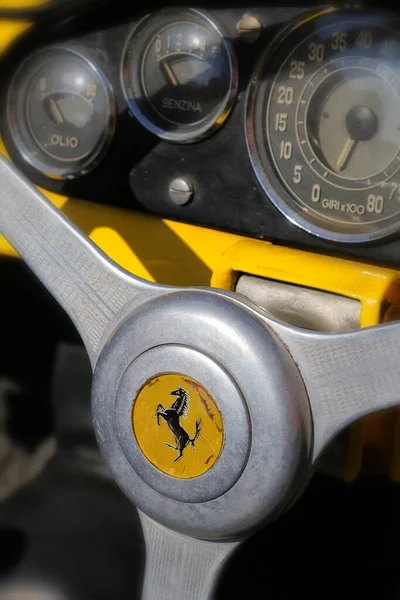Klasický Historický Detail Auta Ferrari 500 Mondial — Stock fotografie