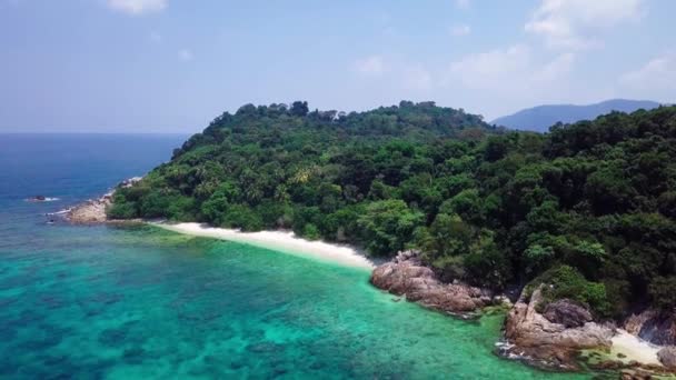 Dreamland Beach Från Översta Flygfoto — Stockvideo