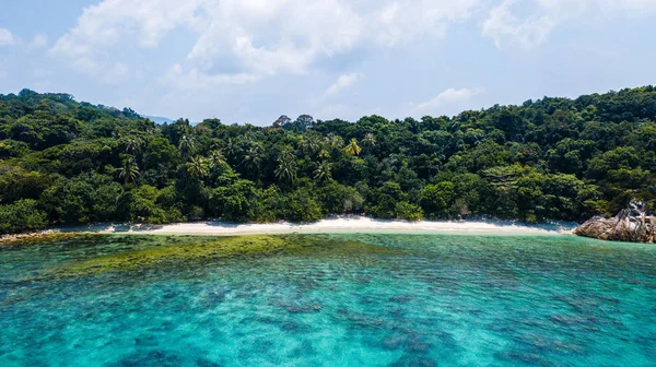 Spiaggia delle tartarughe in Pulau Perhentian Kecil (Malesia ) — Foto Stock