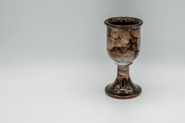 Kahverengi sırlıdır seramik kupa