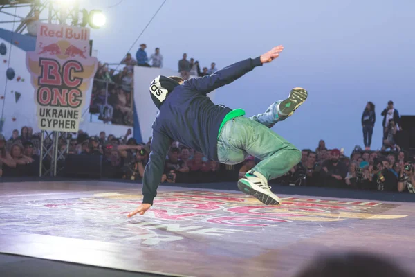 Odessa Ukrayna Ağustos 2017 Savaş Dansı Break Dans Hip Hop — Stok fotoğraf