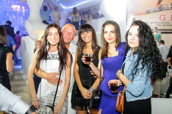 Odessa Ukraine Mai 2013 Ibiza Night Club Menschen Posieren Und — Stockfoto