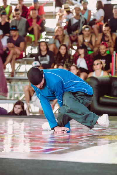 Odessa Oekraïne Augustus 2017 Breakdance Hiphop Dansen Slag — Stockfoto