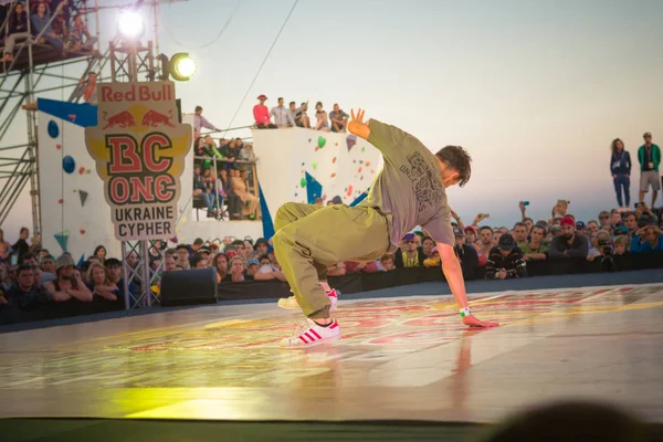 Odessa Ukrajna 2017 Augusztus Tánc Csatát Break Dance Hip Hop — Stock Fotó