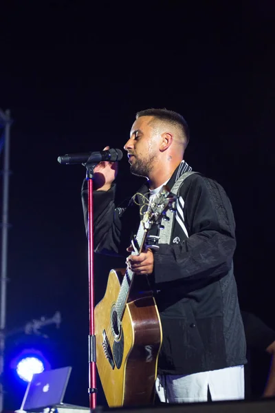 Odessa Ucrânia Agosto 2017 Famoso Artista Ucraniano Monatik Cantando Músicas — Fotografia de Stock