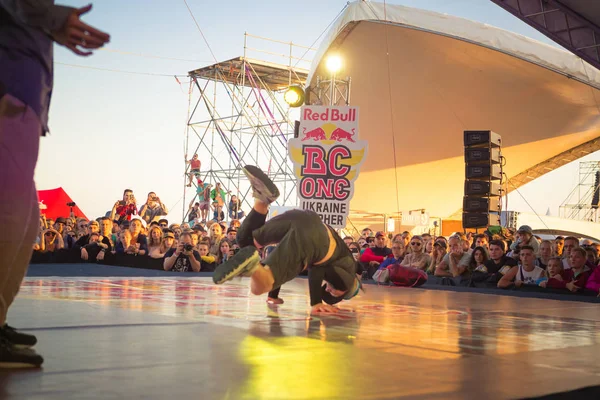 Odessa Ukrajna 2017 Augusztus Tánc Csatát Break Dance Hip Hop — Stock Fotó