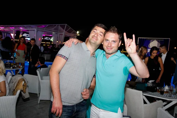 Odessa Ucraina Maggio 2013 Ibiza Night Club Persone Che Posano — Foto Stock