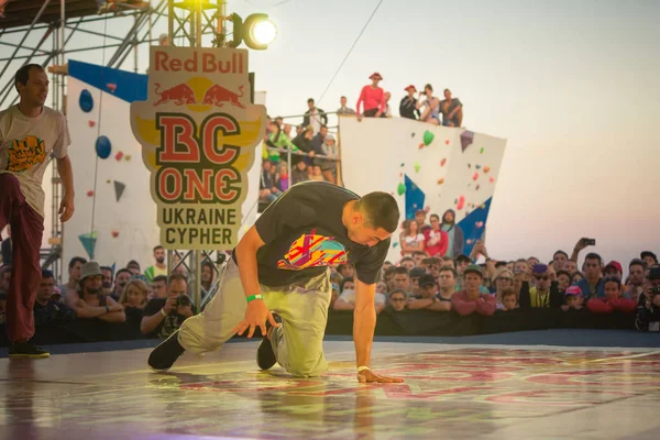 Odessa Ukrajna 2017 Augusztus Tánc Csatát Break Dance Hip Hop — Stock Fotó