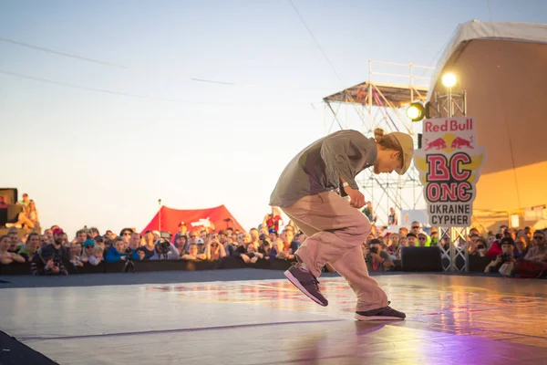 Odessa Ukrajna 2017 Augusztus Tánc Csatát Break Dance Hip Hop — Stock Fotó