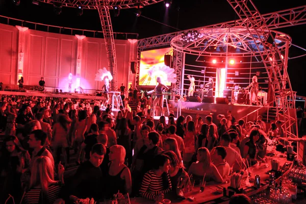 Odessa Ukraine Juni 2013 Nacht Club Party People Genießen Musik — Stockfoto