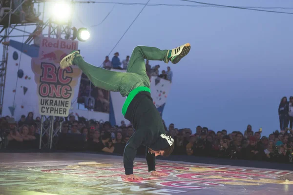 Odessa Ukrayna Ağustos 2017 Savaş Dansı Break Dans Hip Hop — Stok fotoğraf