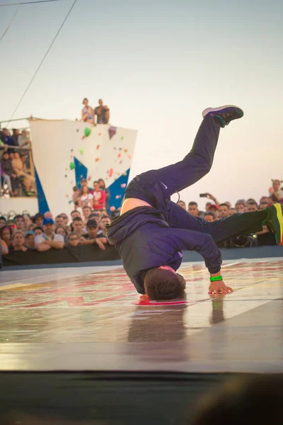 Odessa Ukrajna 2017 Augusztus Tánc Csatát Break Dance Hip Hop — Stock Fotó