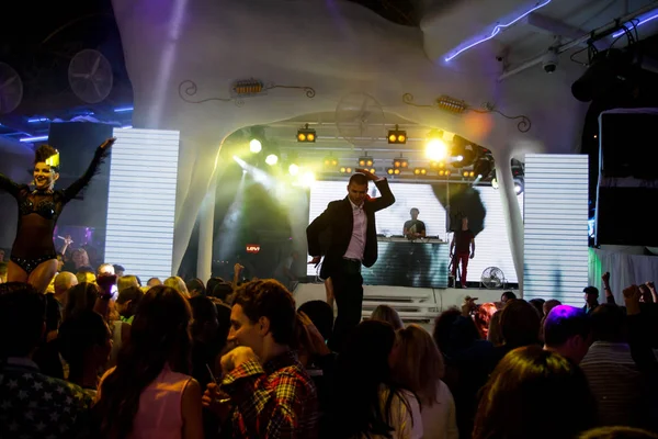 Odessa Ucrania Mayo 2013 Fiesta Club Nocturno Gente Disfrutando Sonido — Foto de Stock