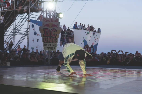 Odessa Ukrajna 2017 Augusztus Tánc Csatát Break Dance Hip Hop — Stock Fotó