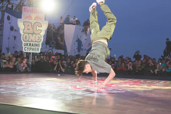 Odessa Ukrajna 2017 Augusztus Tánc Csatát Break Dance Hip Hop — Stock Fotó