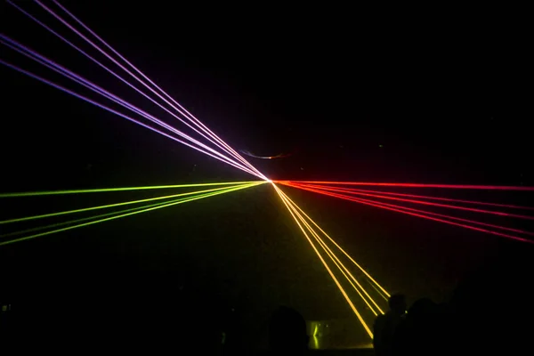 Lichter Und Lasershow Nachtclub — Stockfoto