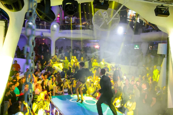 Odessa Ukraina Maj 2013 Night Club Party Människor Njuter Dansande — Stockfoto