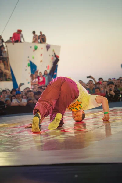 Odessa Ukrajna 2017 Augusztus Tánc Csatát Break Dance Hip Hop — Stock Fotó