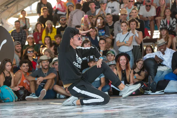 Odessa Ucraina Agosto 2017 Campionato Break Dance Stile Hip Hop — Foto Stock