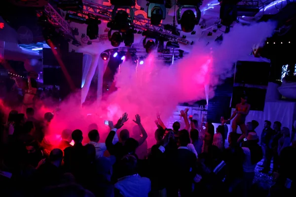 Odessa Ukraina September 2013 Night Club Part Folk Njuta Musik — Stockfoto