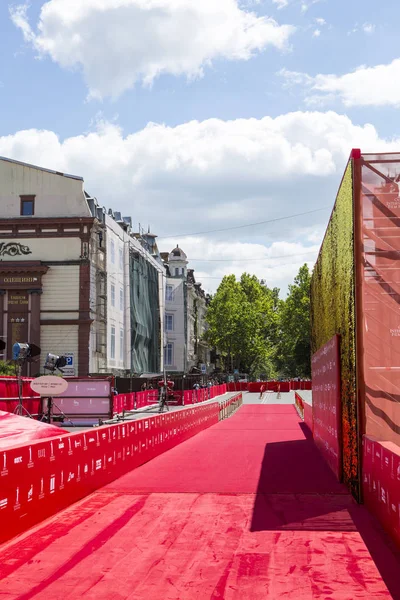 Odessa Ukrajna 2017 Július Vörös Szőnyegen Odessza Nemzetközi Filmfesztivál — Stock Fotó