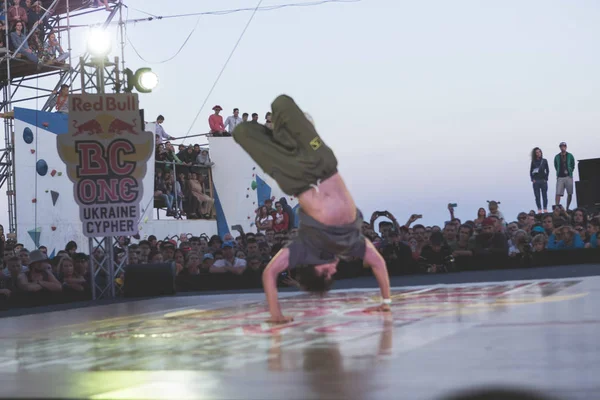 Odessa Ukrayna Ağustos 2017 Savaş Dansı Break Dans Hip Hop — Stok fotoğraf