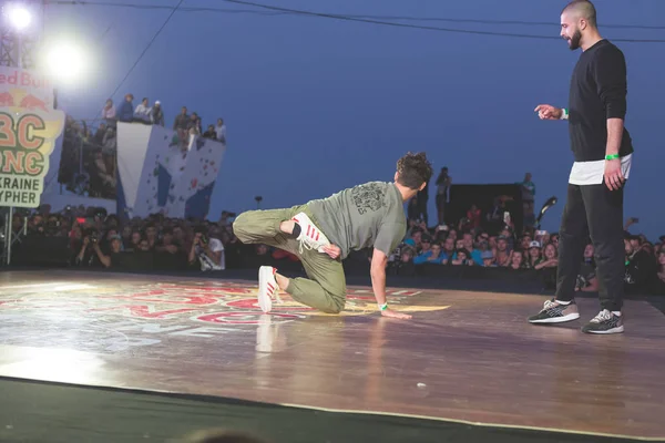 Odessa Ukrajna 2017 Augusztus Tánc Csatát Break Dance Hip Hop — Stock Fotó