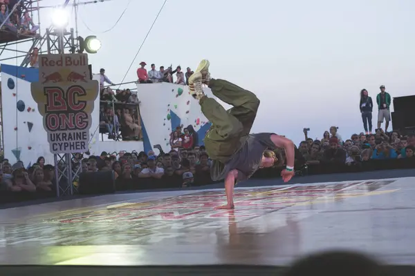 Odessa Ukrajna 2017 Augusztus Tánc Csatát Break Dance Hip Hop — Stock Fotó