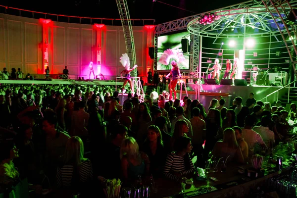 Odessa Ukraine June 2013 Night Club Party People Enjoying Music — Stock Photo, Image