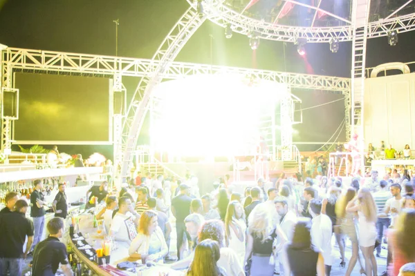 Abstrakter Hintergrund Mit Menschen Beim Konzert — Stockfoto