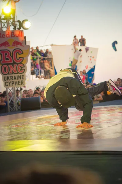 Odessa Ukrajna 2017 Augusztus Tánc Csatát Break Dance Hip Hop — Stock Fotó