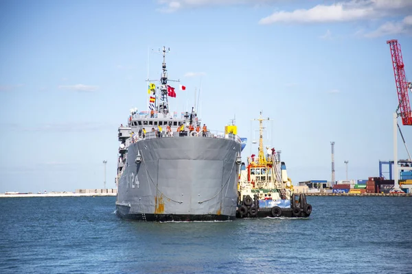 Odessa Ucrânia Julho 2017 Grande Navio Anfíbio Tcg Karamurselbey Navios — Fotografia de Stock